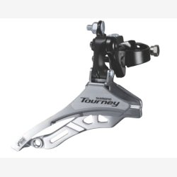 Forskifter 3 x 6/7-speed Shimano Tourney FD-TY300 down swing/down pull - hj klemme 34,9 mm - 42T