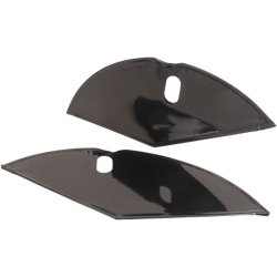 Frakkesk�ner til 28" cykel - kunststof i sort h�jglans