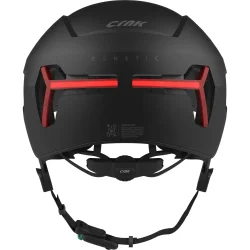 CRNK cykelhjelm med LED-lys Genetic Alpha black M 52-56 cm