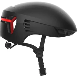 CRNK cykelhjelm med LED-lys Genetic Alpha sort L 57-63 cm