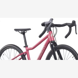 24" letvgts alu cykel ACADEMY Gravel 5 10-gear - granat pink