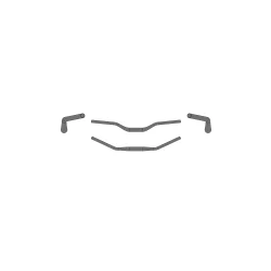 Ergotec styr Riser Bar 50 Comfort 31.8 sort sandbl�st
