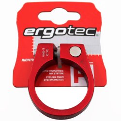 Ergotec sadelpindsklemme SCI-105 34,9 rd gul-oxideret