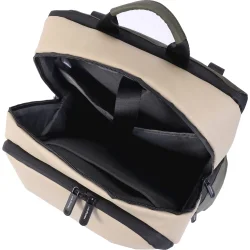 Hedgren Commute Bike Stem cykelrygsk 15,6L beige/olive