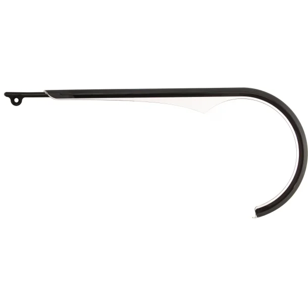 Herrmans k�desk�rm Slim 38 308mm transparent/sort