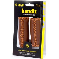Velo l�der h�ndtagss�t 127 mm lysebrun