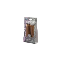 Velo h�ndtags s�t i l�der, ergonomisk, 92/135 mm, m�rkebrun