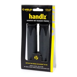 Cykelhndtag Velo ATB kraton/gel 130mm sort/gr