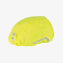 Wowow regnovertr�k til cykelhjelm - gul reflekterende