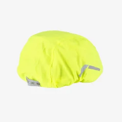 Wowow regnovertr�k til cykelhjelm - gul reflekterende