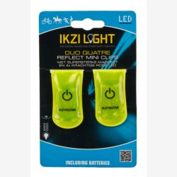 Reflekterende miniclips IKZI DuoQuatre (2 stk.)