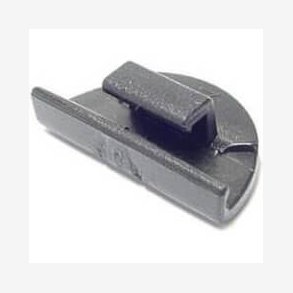 Hesling frakkeskner combi klemme til PVC/plast cykelskrm - sort