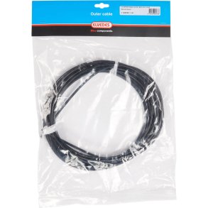 Elvedes rullebremse yderkabel 5mm sort 10m