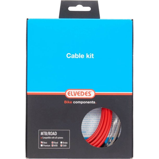 Elvedes Schakel Cable Kit ATB/Race Rd