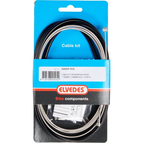 Elvedes Bremse kabel A + INB Rustfrit stl