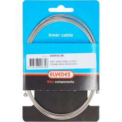 Elvedes indvendige skiftekabel i rustfrit stl 3m 2 nipler 4x4 og 4,5x4,5