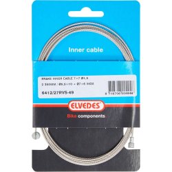 Elvedes bremse inderkabel rustfrit stl 49dr 2 nipler ton 7x6 pre 5,5