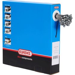 Elvedes bremsekabel i rustfrit st�l, Slick-nippel, 7x6, kasse (100 stk.)