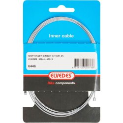 Elvedes gearkabel med 2 nipler, 4x4 og 5x3, 6446