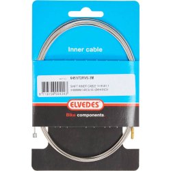 Elvedes indvendigt gearkabel i rustfrit st�l, 3m, 2 nipler, 2,5x10 og 4x4