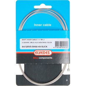 Elvedes link inderkabel rustfrit stl 49 wire nippel 4,5x4,5