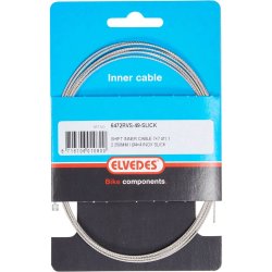 Elvedes indvendigt gearkabel i rustfrit st�l Slick 49-tr�d nippel 4x4