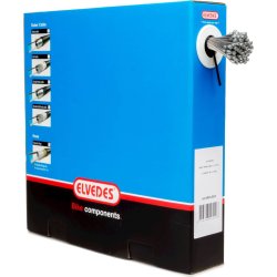 Elvedes inder gearkabel rustfrit st�l 1,1 mm nippel 4x4 boks (100 stk.)
