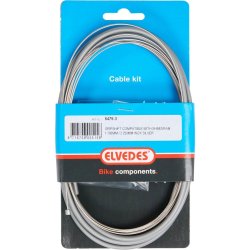 Elvedes Nexus gearkabel rustfrit st�l s�lv