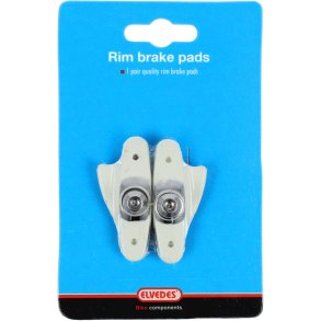 Elvedes bremseklods race universal 55mm hvid blanding