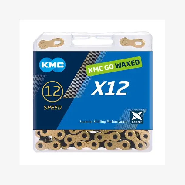 KMC kde X12 guld/sort 126s vokset