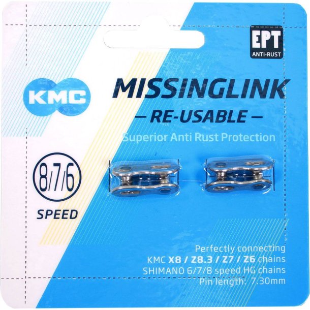 KMC missingLink 7/8R EPT slv 7,3 mm p kort (2)