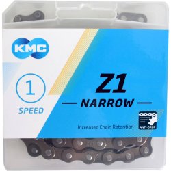 KMC Z1 Narrow 3/32" Cykelk�de (112 Led) � brun