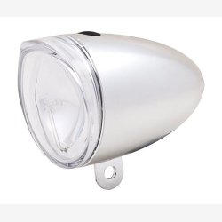 Spanninga forlygte Trendo Xb batteri 15 lux krom