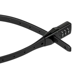 Kryptonite kabells med kode Click Lock Combo - sort