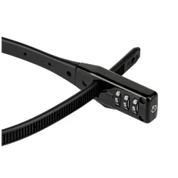 Kryptonite kabells med kode Click Lock Combo - sort