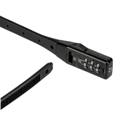 Kryptonite kabells med kode Click Lock Combo - sort