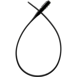 Kryptonite kabells med kode Click Lock Combo - sort