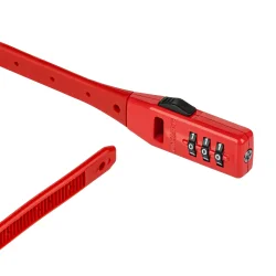 Kryptonite kabells med kode Click Lock Combo - rd