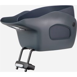 Kvisp hundekurv til cykel, med sele M - midnatsgr