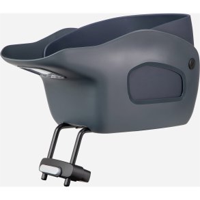 Kvisp hundekurv til cykel, med sele M - midnatsgr�