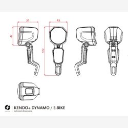 Forlygte Spanninga Kendo+ XDO Dynamo