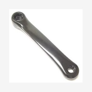 Dotek pedalarm venstre 170 mm alu sort