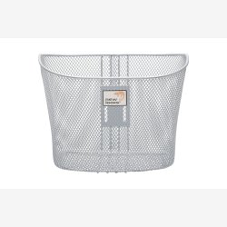 New Looxs cykelkurv Toscane fast 19L s�lv 34x25x25cm
