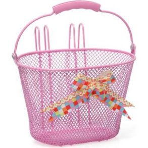 Ny Looxs cykelkurv Asti Arabella 8L pink 26x17x17,5cm