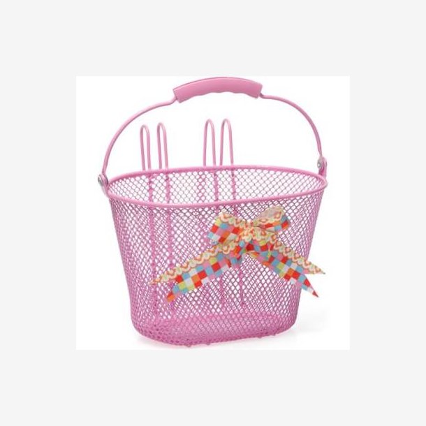 Ny Looxs cykelkurv Asti Arabella 8L pink 26x17x17,5cm
