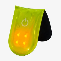 Wowow Magnetlight - reflekterende magnetlygte, gul med 4 r�de LED