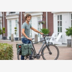 Dobbelt cykeltaske New Looxs Odense MIK 39 liter 34 x 16 x 38 cm (2x) - grn