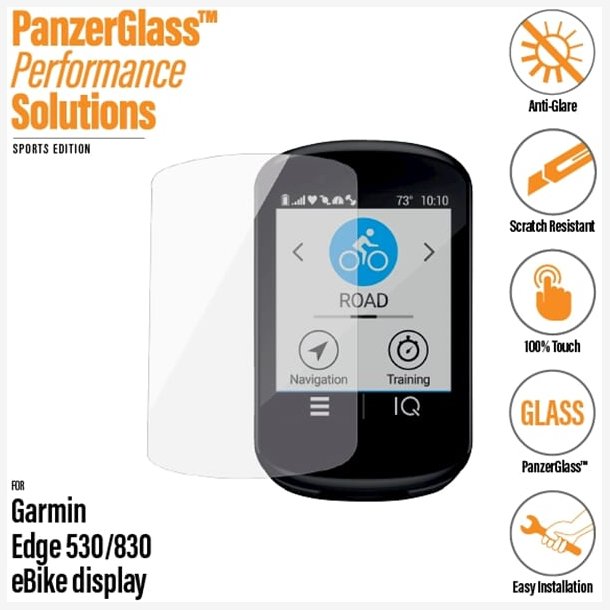 Panzerglass Garmin Edge 530 830 skrmbeskyttelsesglas Slap af