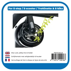 PRO-mounts el lbehjul/cykel skivebremsels med kabel