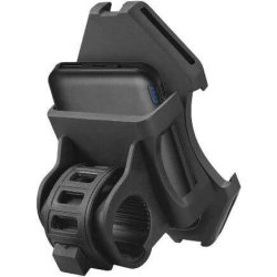 Celly telefoholder til cykel med powerbank - sort